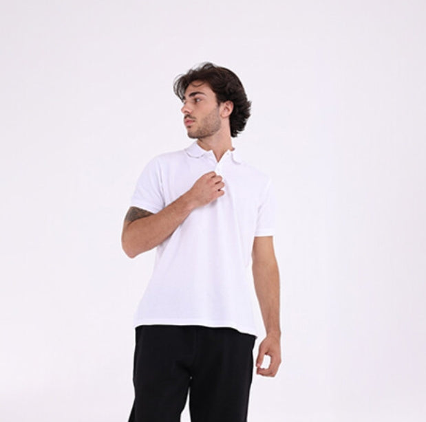 تيشيرت بولو أبيض
