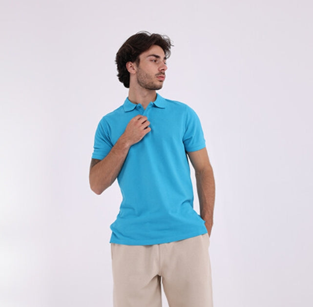 تيشيرت بولو أزرق فاتح