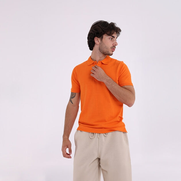 تيشيرت بولو برتقالي