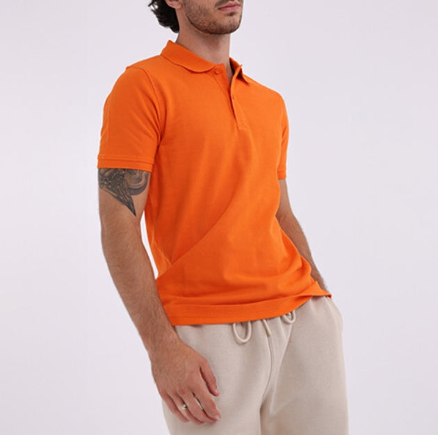 تيشيرت بولو برتقالي