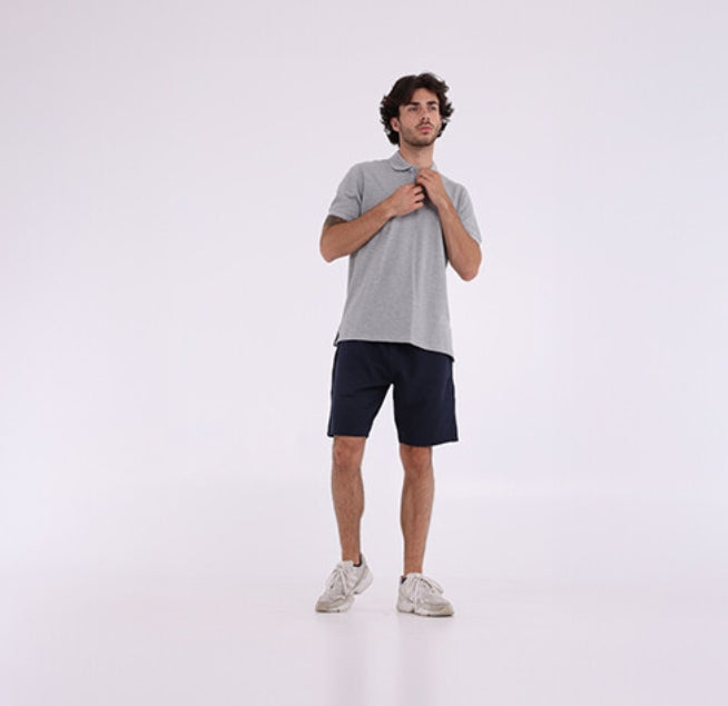 تيشيرت بولو رصاصي