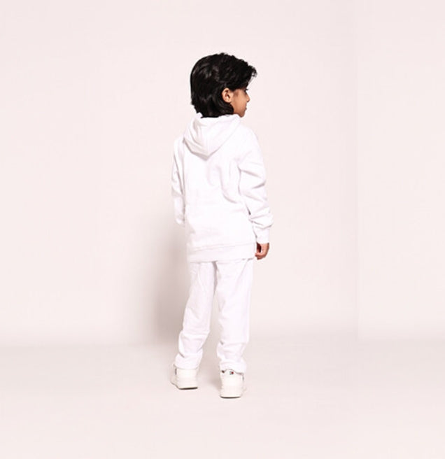 Kids White Hoodie