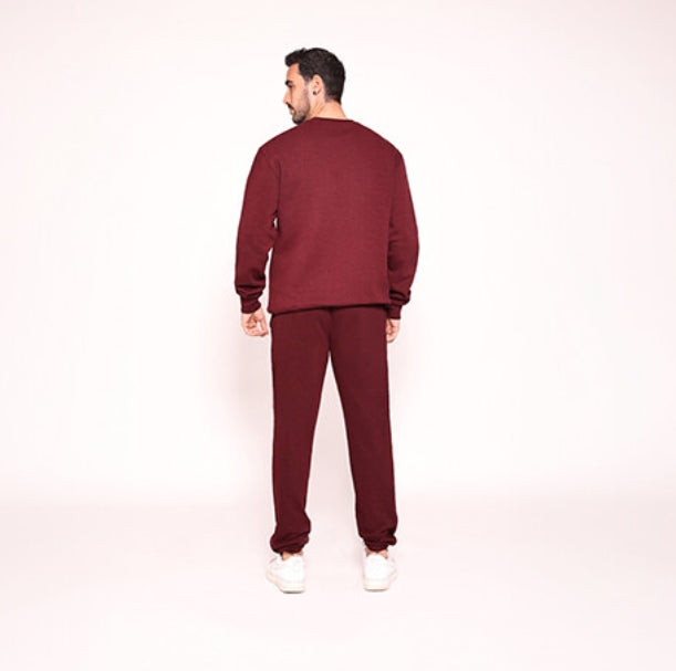 Unisex بنطلون سير عنابي