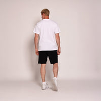 Unisex تيشيرت دائري ابيض