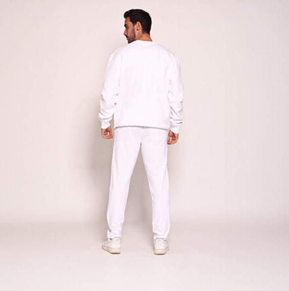 Unisex جمبر ابيض