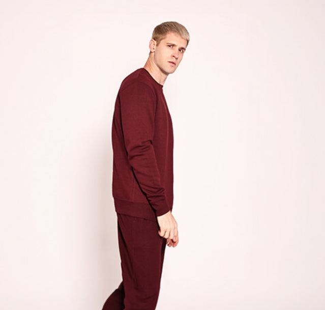 Unisex جمبر عنابي