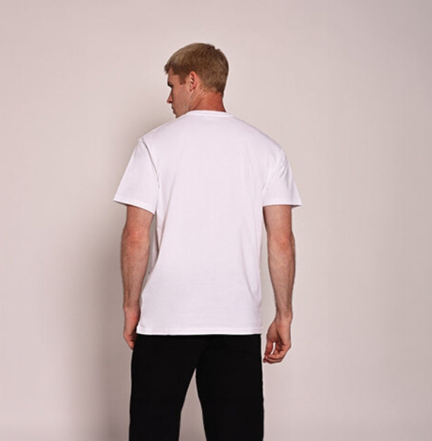 Unisex تيشيرت رياضي أبيض