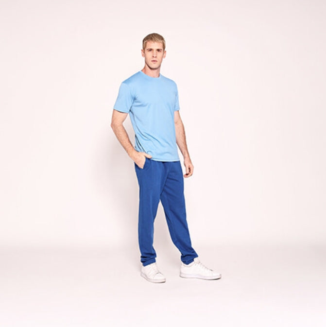 Unisex تيشيرت رياضي أزرق فاتح