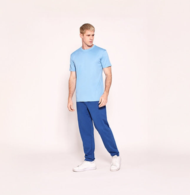 Unisex تيشيرت رياضي أزرق فاتح