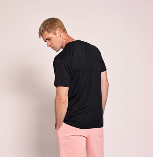 Unisex تيشيرت رياضي اسود