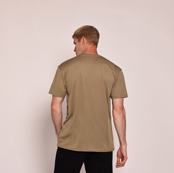 Unisex تيشيرت رياضي زيتي غامج